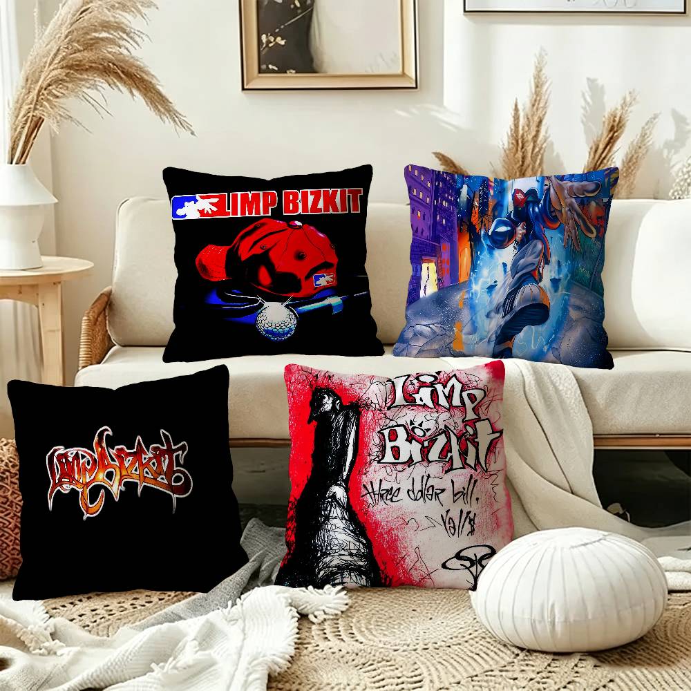 Home Textiles Super Soft - Metal Band L-Limp B-Bizkit kussenslopen Home