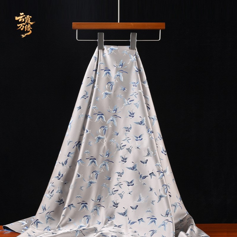 Home Textiles Design - Relief borduurwerk stof zachte Hanfu cheongsam