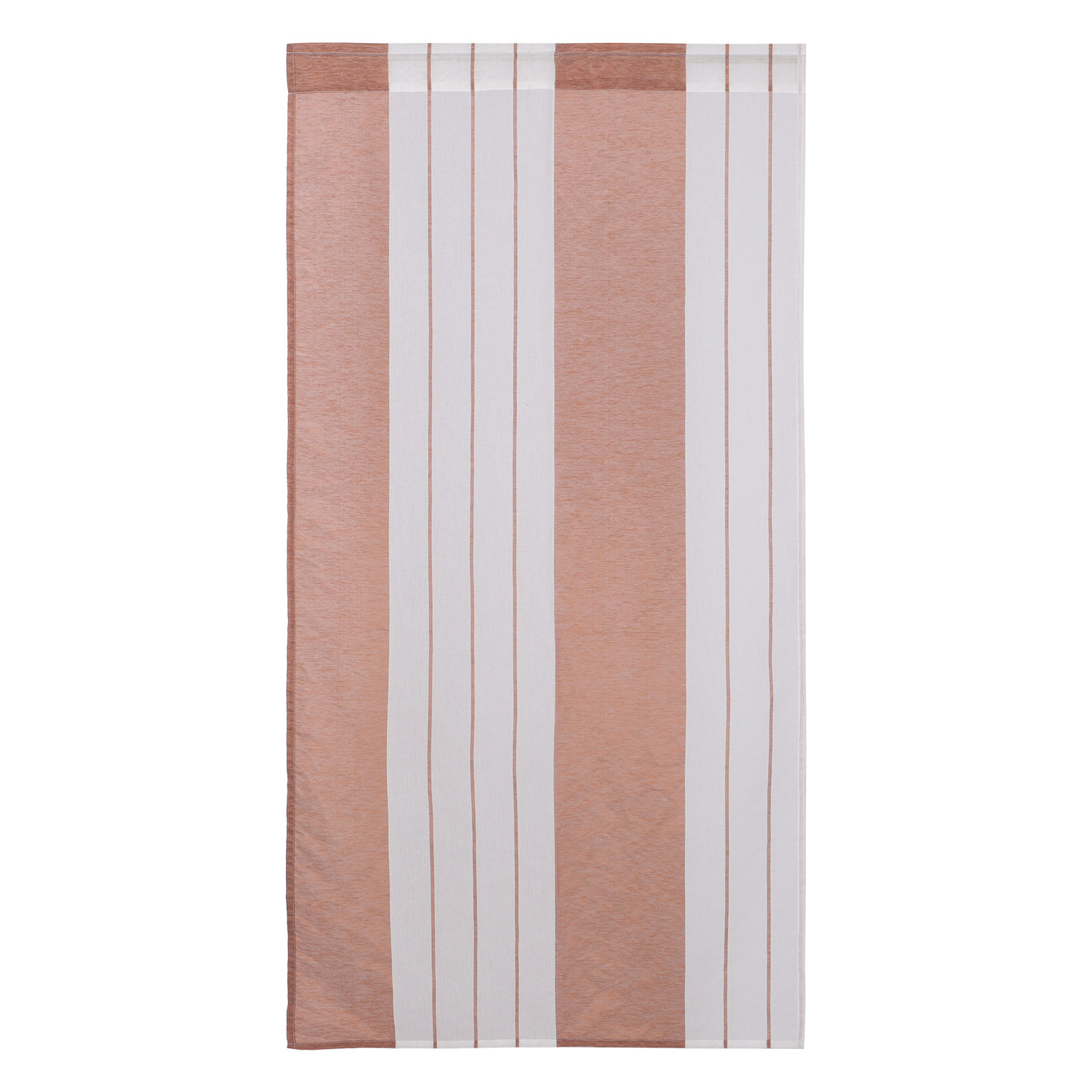 Curtain Sheer Voile - Meerkleurig gestreept transparant raamgordijn van premium