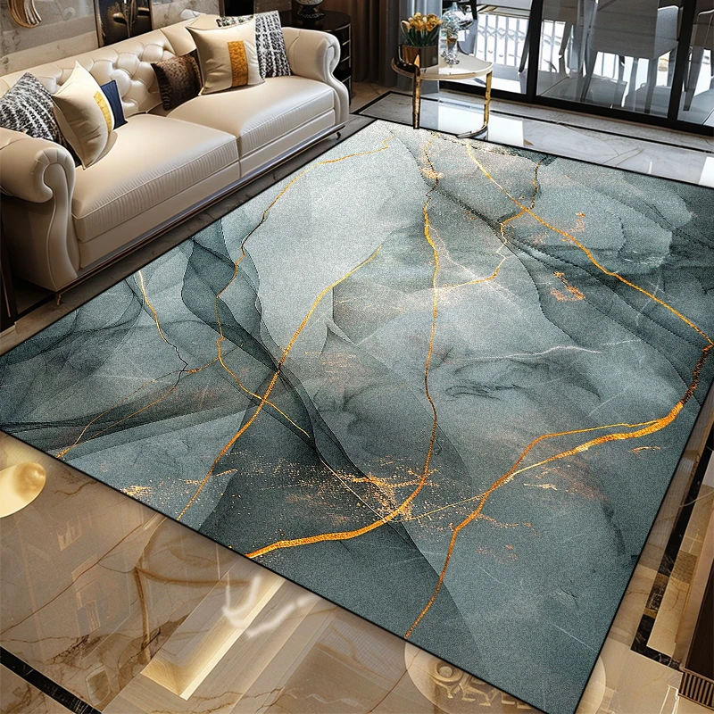 Home Textiles Design - Nordic Marble Art Design antislip groot