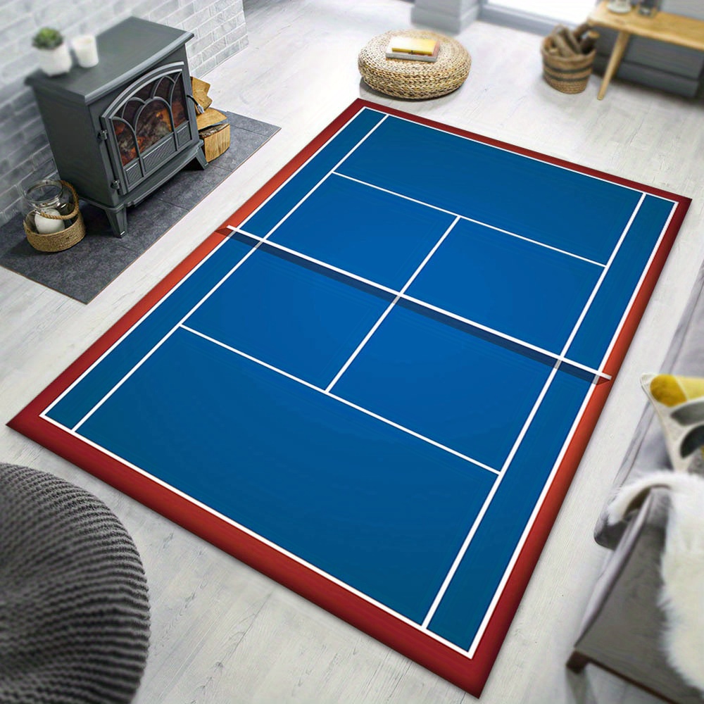 Home Textiles Design - Tennisbaan Design Vloerkleed Antislip Wasbare Mat
