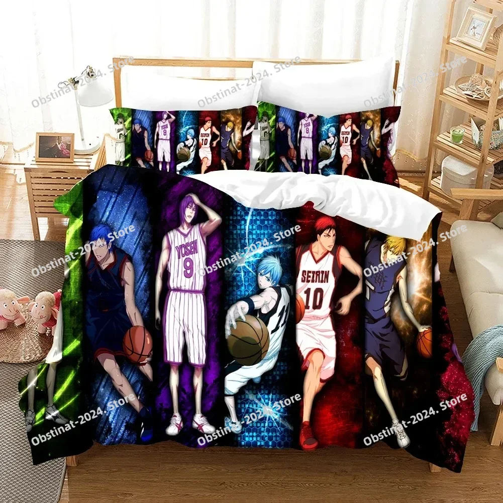 Home Textiles Super Soft - Anime Kids Kuroko's Basketbal Beddengoed Set