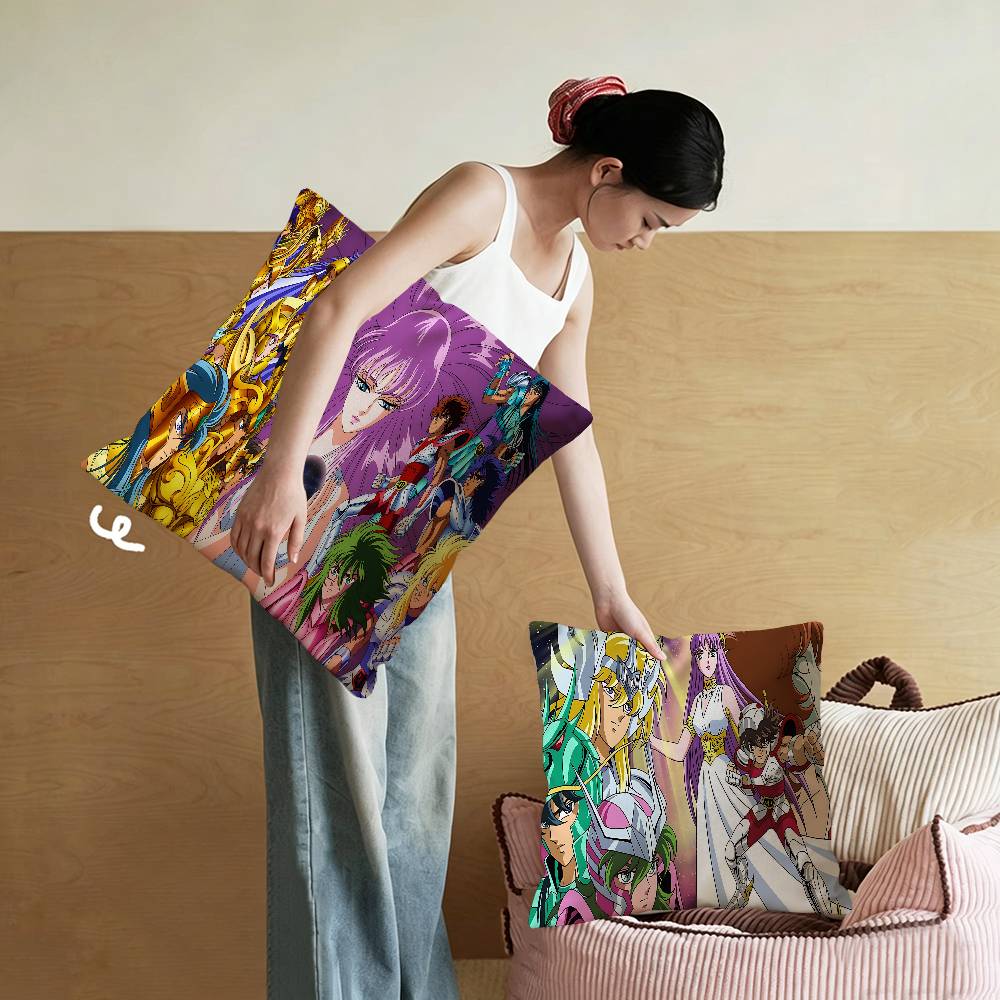 Japanese Home Textiles - Japanse Hot Anime S-Saint Seiya kussensloop
