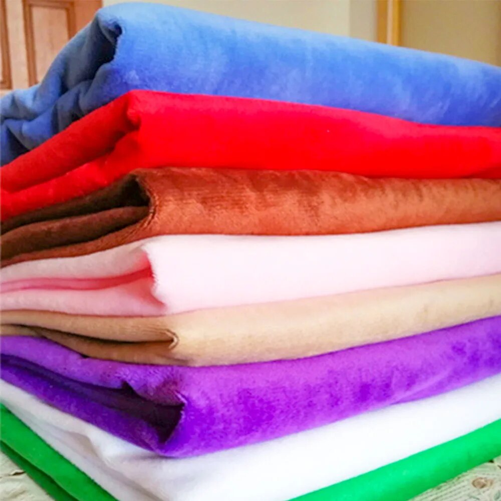 Home Textiles Super Soft - Minky Stof Super Zacht Pluche Fluwelen