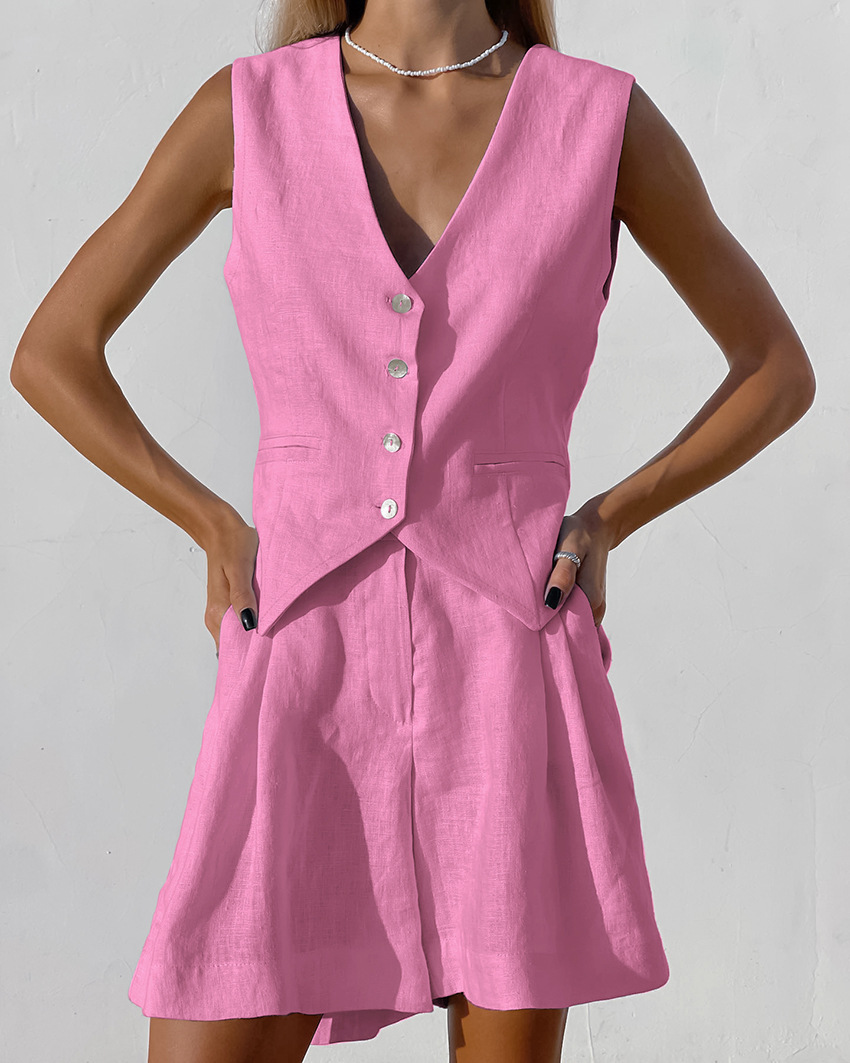 2023 Nieuwe Pak Vest + Shorts  - Home Textiles Store recensie en prijs