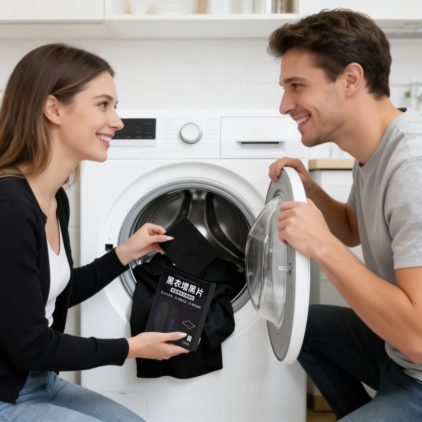 Zwarte kledingverf 10-delige l - Home Textiles Store recensie en prijs