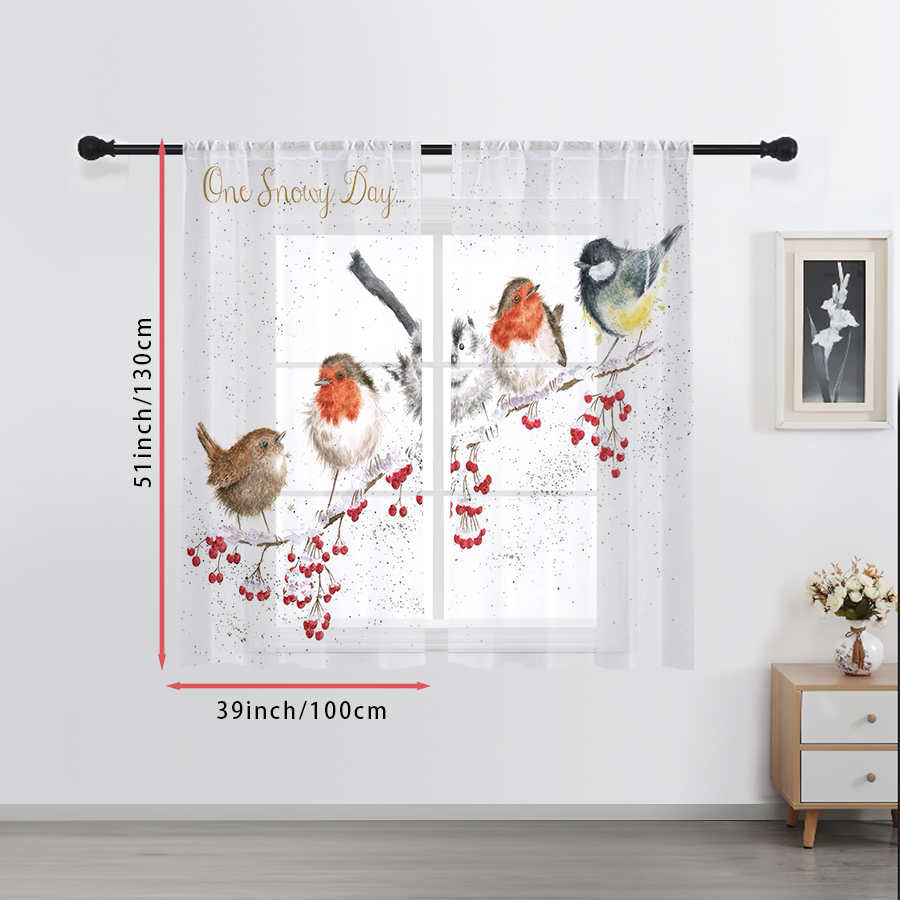 2 stuks transparante gordijnen - Curtain Sheer Voile recensie en prijs