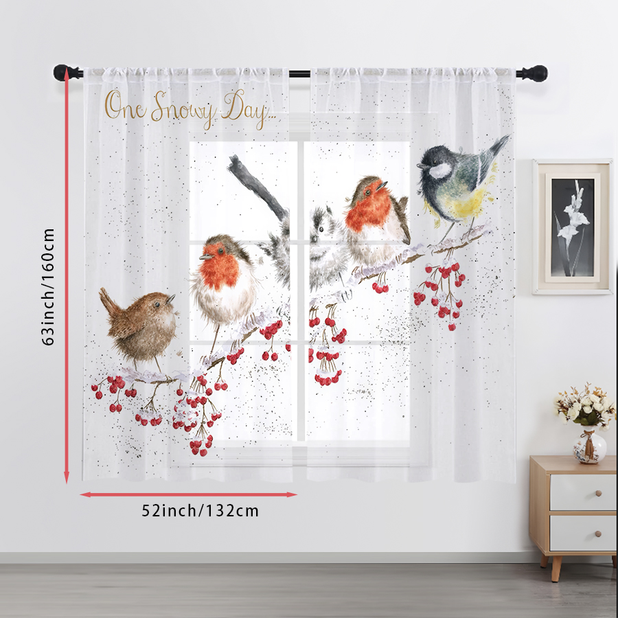 2 stuks transparante gordijnen - Curtain Sheer Voile recensie en prijs