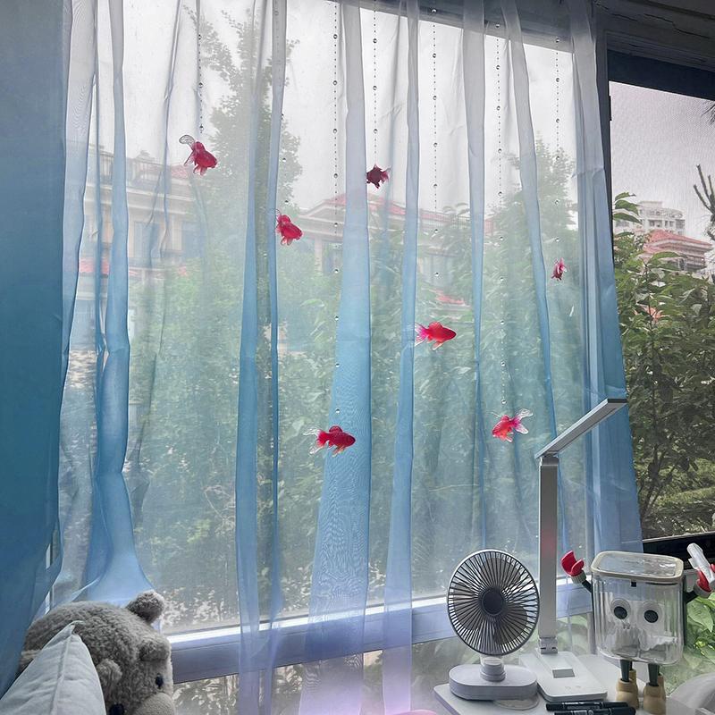 Lichtblauw effen transparant v - Curtain Sheer Voile recensie en prijs