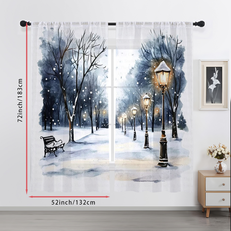2 stuks transparante gordijnen - Curtain Sheer Voile recensie en prijs