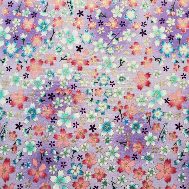 Katoen Goudfolie Bedrukte Stof - Japanese Home Textiles recensie en prijs