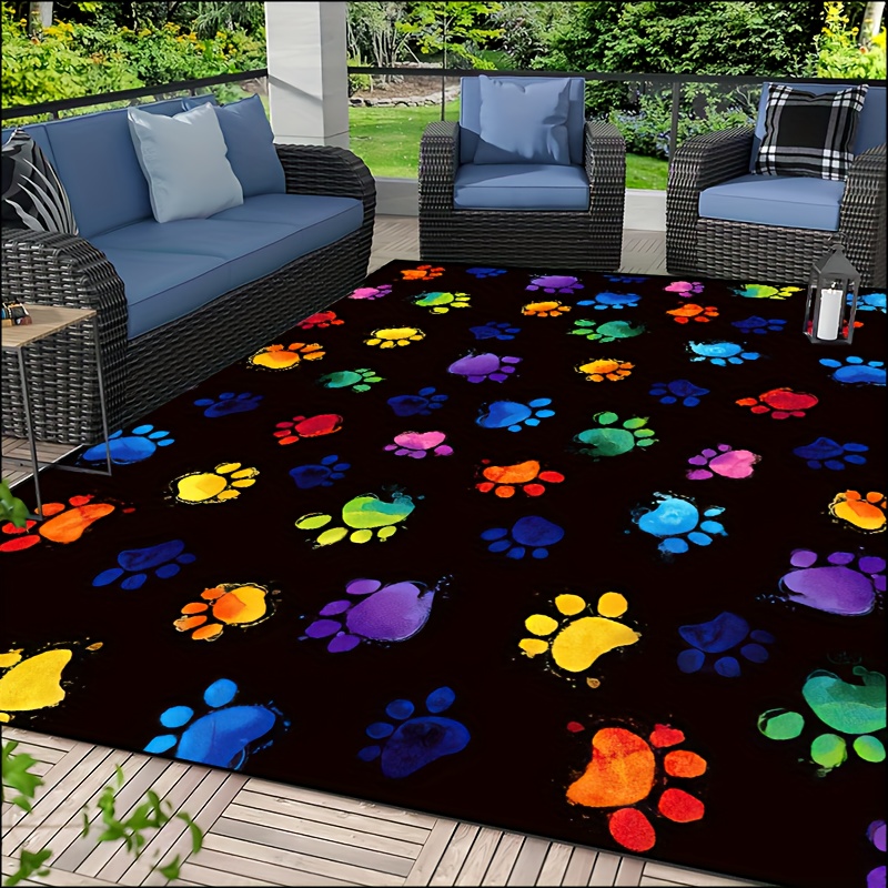 1pc levendige hondenpootafdruk - Home Textiles Design recensie en prijs