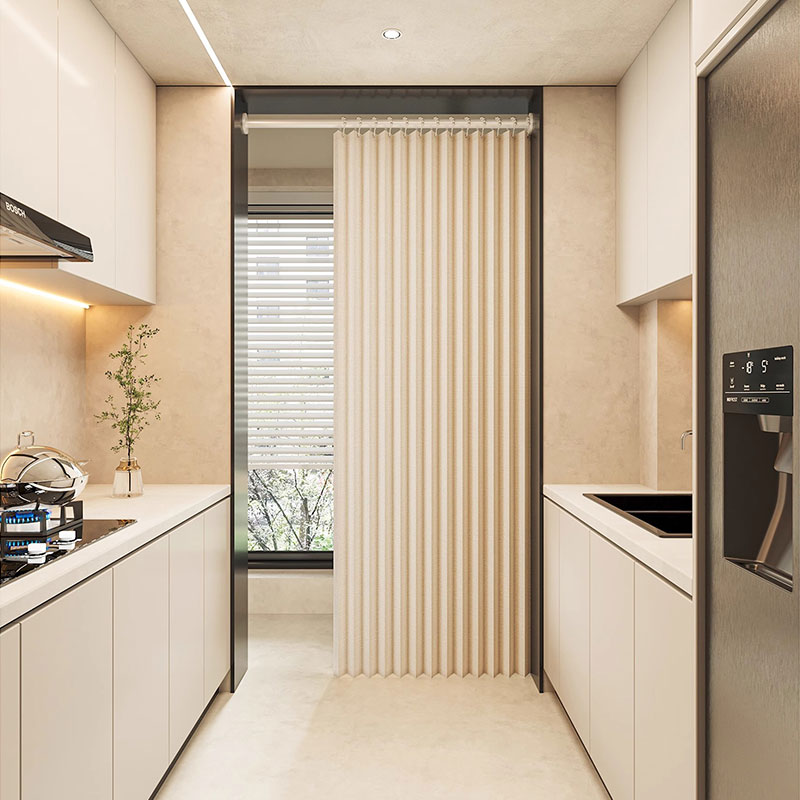 Inklapbare vouwdeur, intrekbar - Home Textiles Curtains recensie en prijs