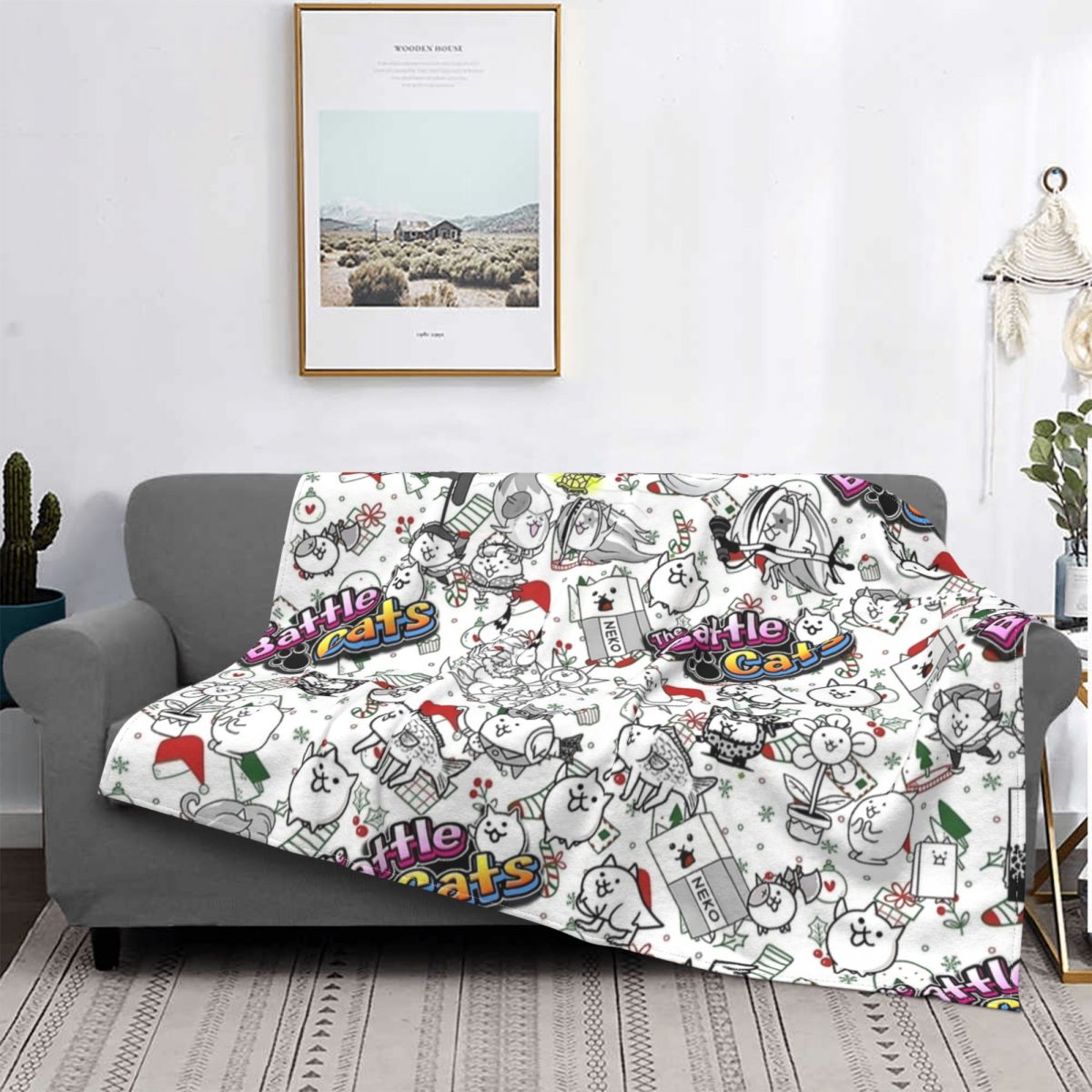 Battle Cats Game Dekens Fleece - Home Textiles Super Soft recensie en prijs