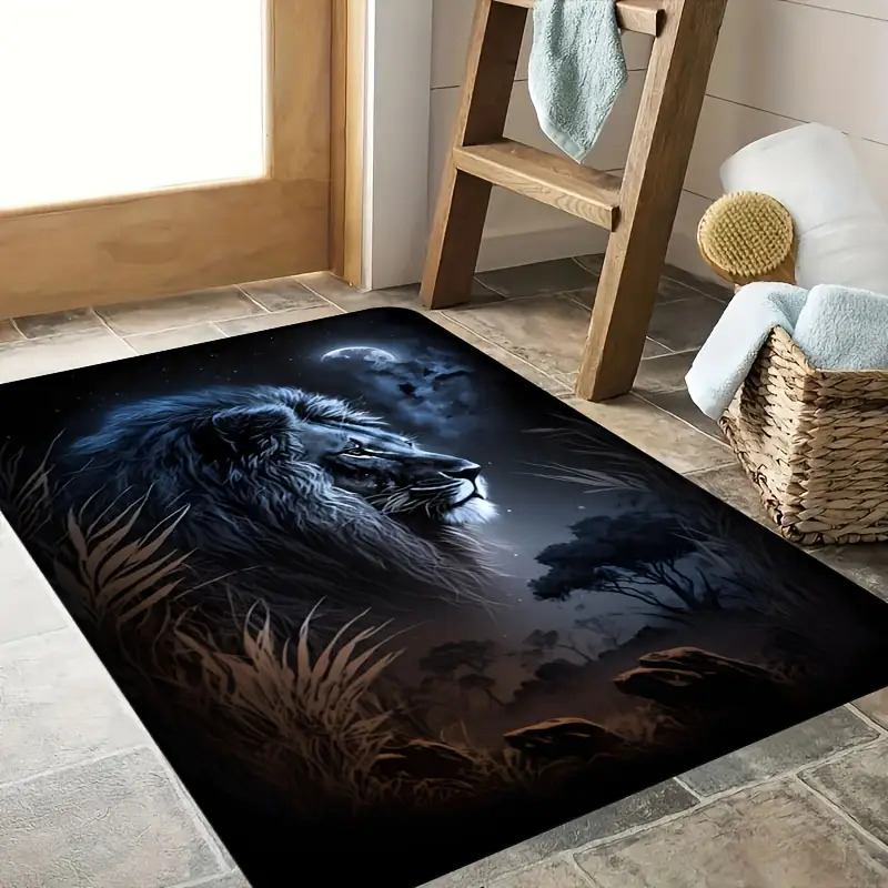 Sterrennacht Leeuw Vloerkleed  - Home Textiles Design recensie en prijs