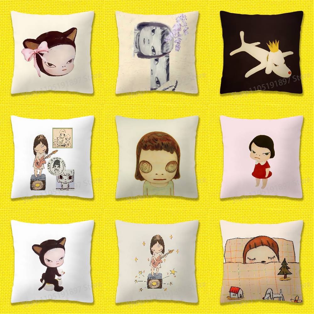 Japanse Meisje Y-Yoshitomo Nar - Japanese Home Textiles recensie en prijs
