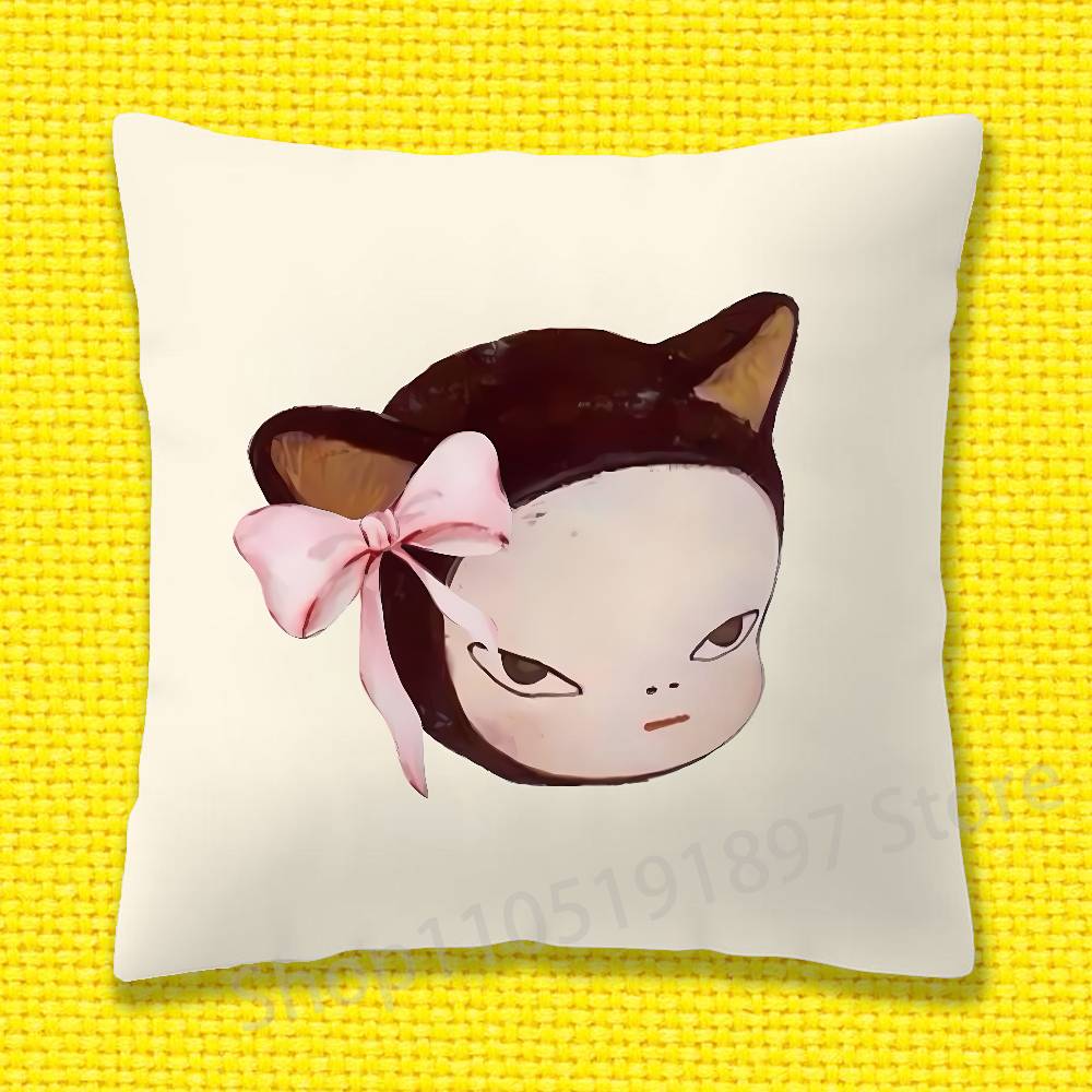 Japanse Meisje Y-Yoshitomo Nar - Japanese Home Textiles recensie en prijs