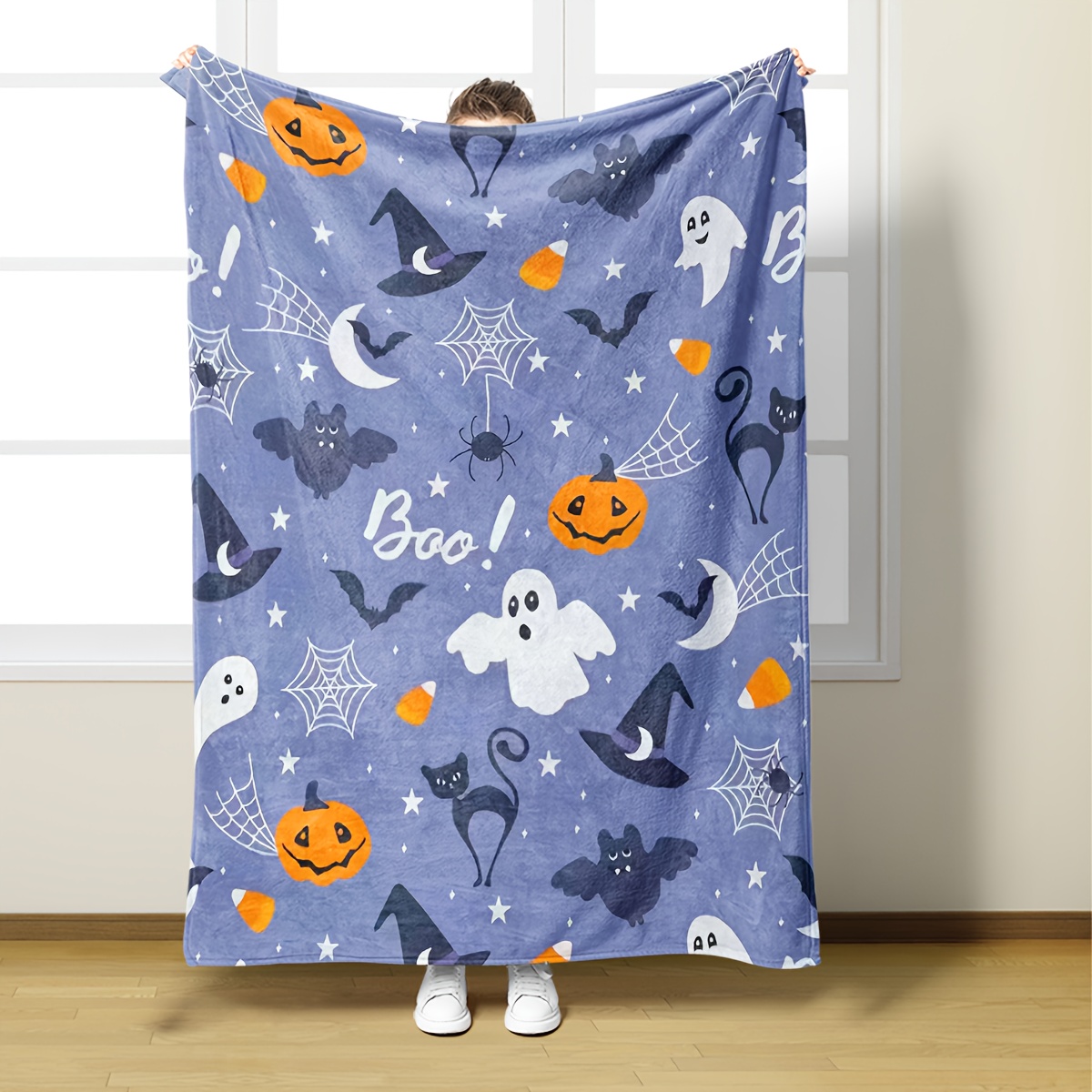 Halloween-deken Pompoen Kat Vl - Home Textiles Super Soft recensie en prijs