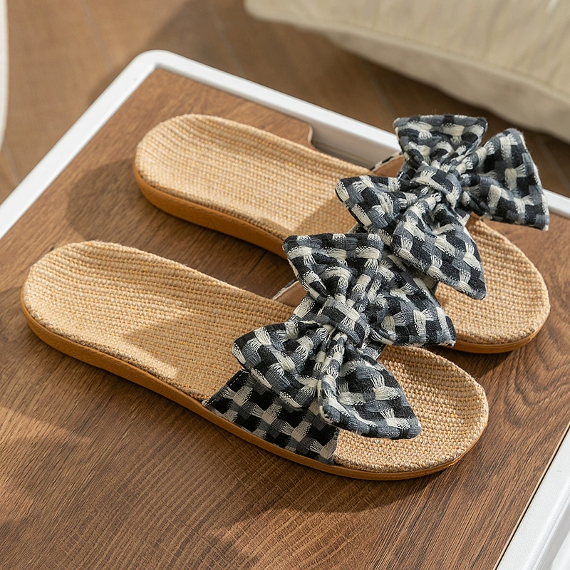 Nieuwe linnen pantoffels voor  - Home Textiles Store recensie en prijs