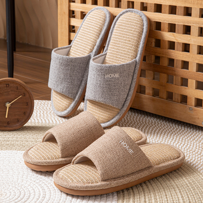 Linnen Platform Damesslippers  - Home And Textiles recensie en prijs