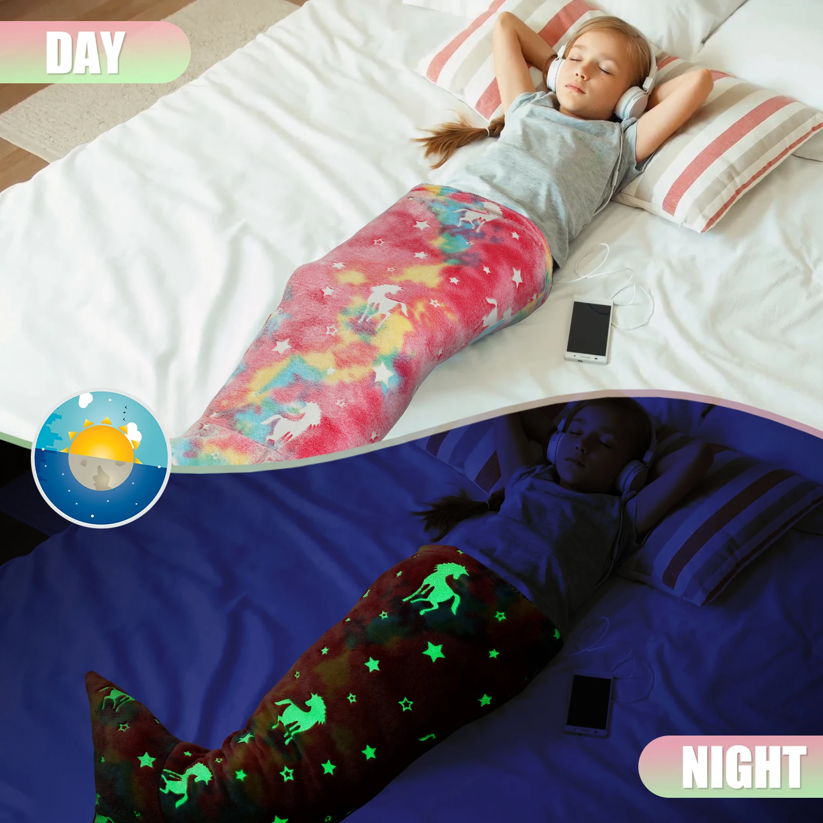 Flanellen zeemeermin slaapzak  - Home Textiles Super Soft recensie en prijs