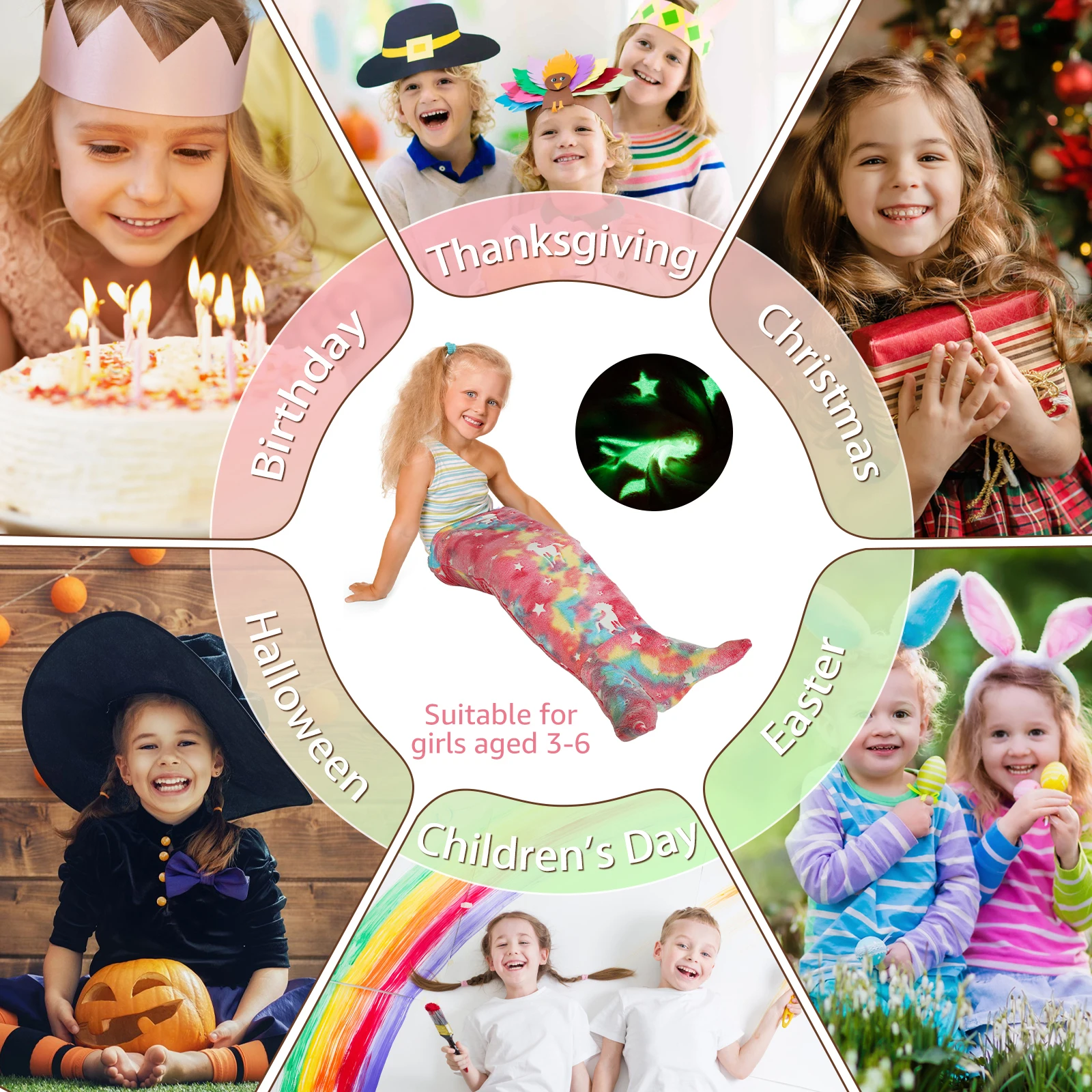 Flanellen zeemeermin slaapzak  - Home Textiles Super Soft recensie en prijs