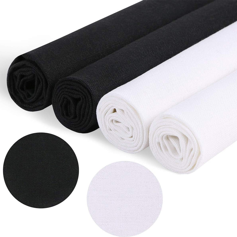 4 stukken linnen stof, effenkl - Home Textiles Store recensie en prijs