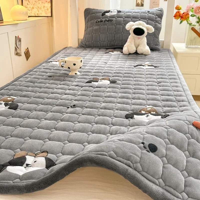 Cartoon bedrukt warm bedmatras - Home Textiles Super Soft recensie en prijs