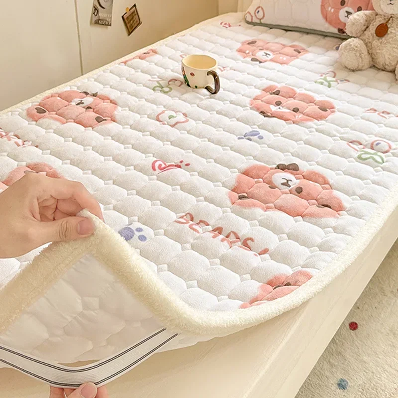 Cartoon bedrukt warm bedmatras - Home Textiles Super Soft recensie en prijs