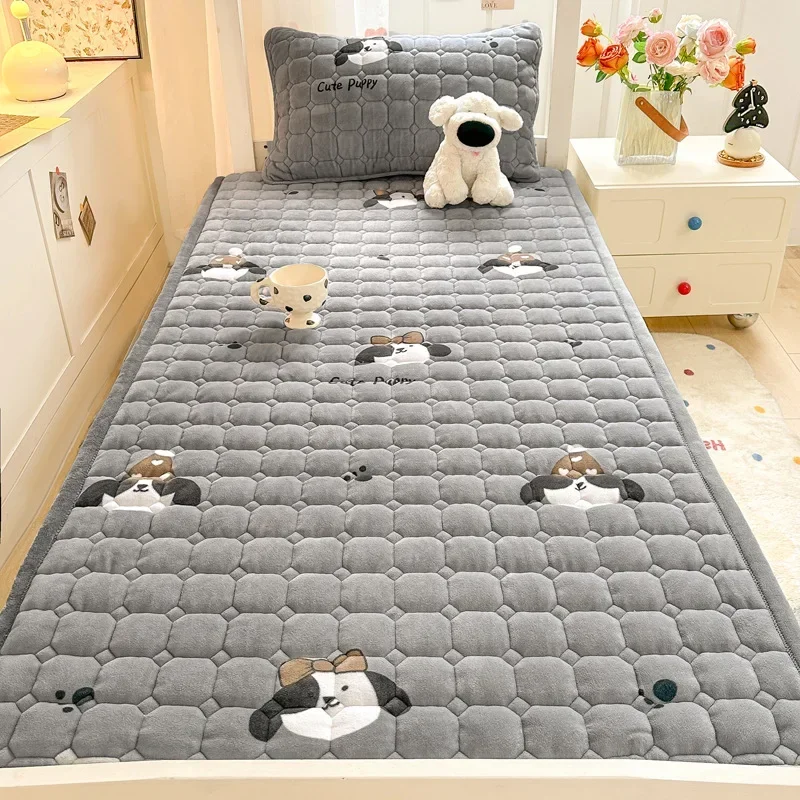 Cartoon bedrukt warm bedmatras - Home Textiles Super Soft recensie en prijs