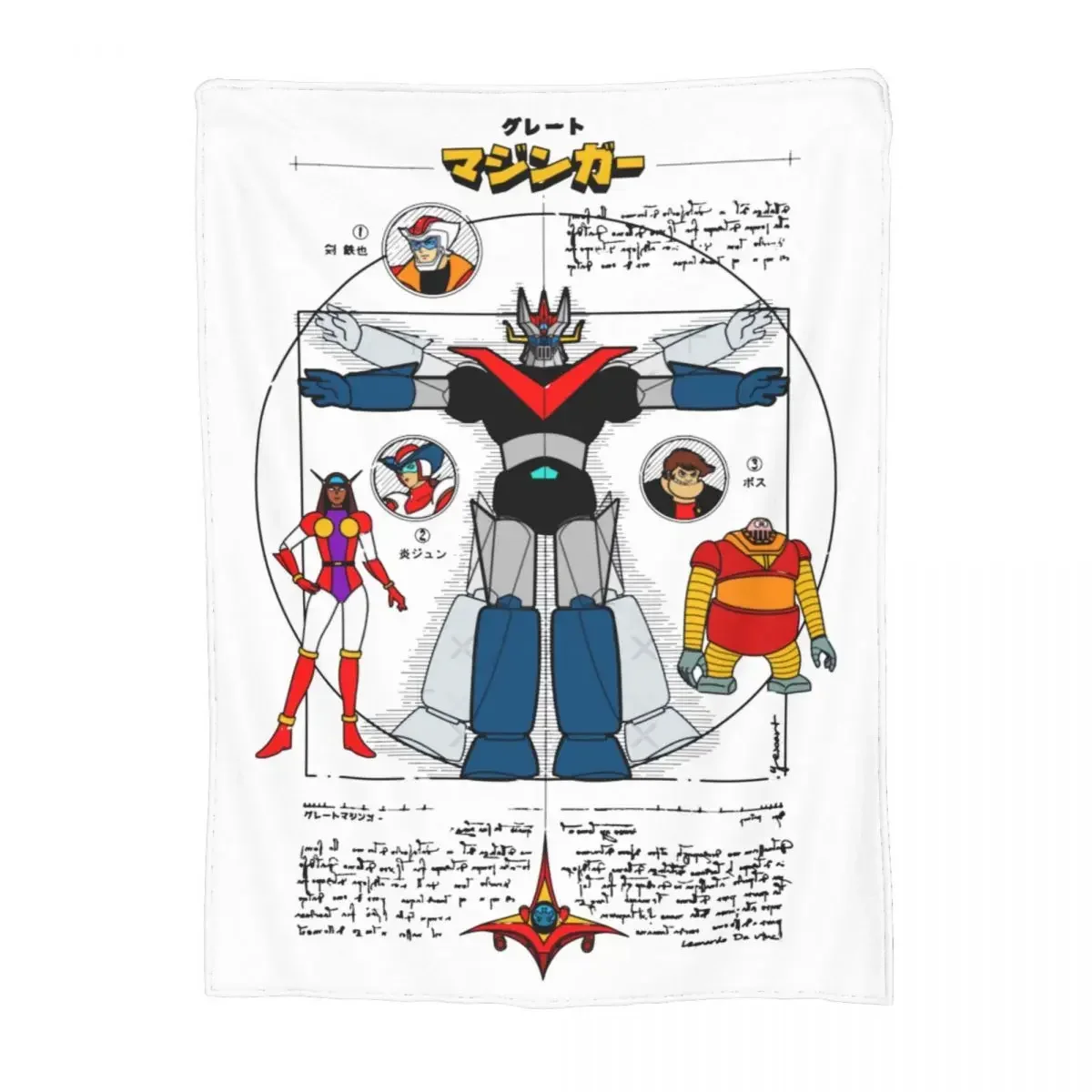 Mazinger Z Robot Tranzor Z Mer - Home Textiles Super Soft recensie en prijs